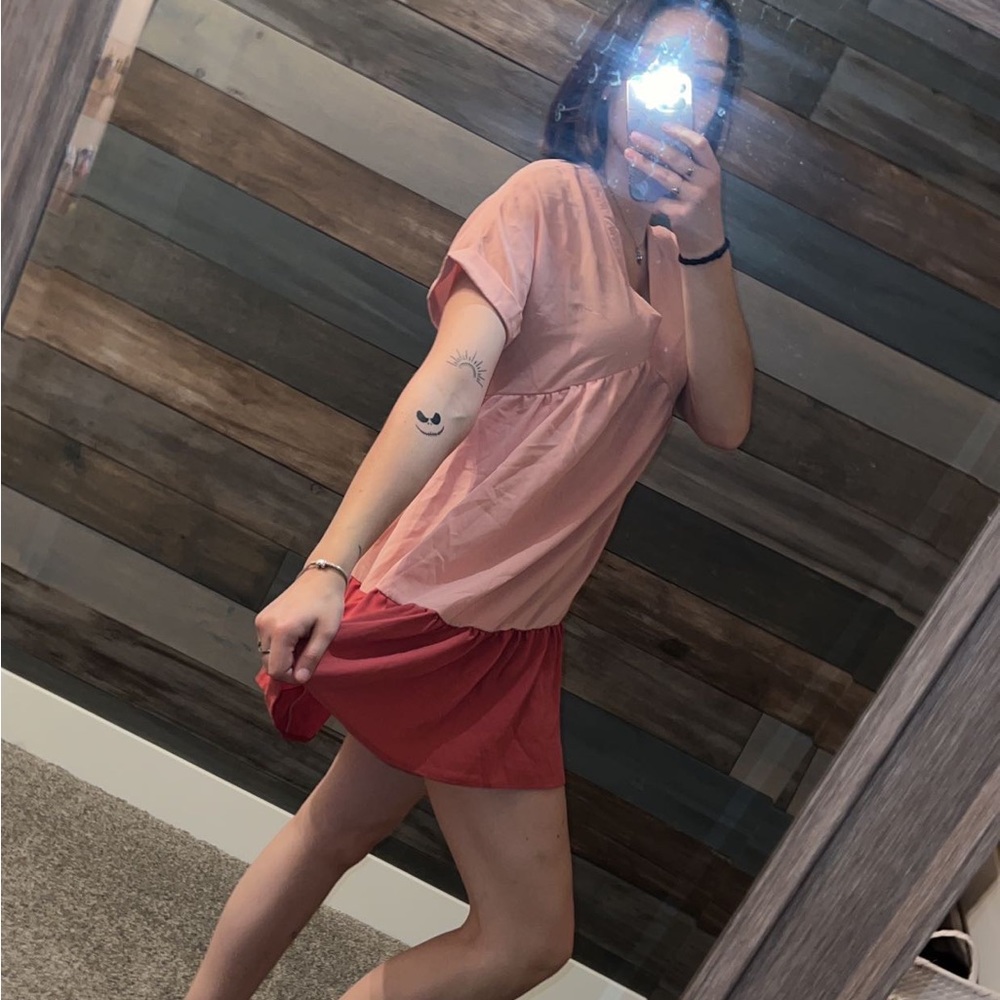 Oversized pink dress from Shein